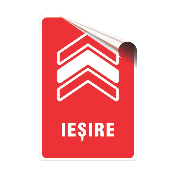 Etichete "Iesire" — 20×30cm