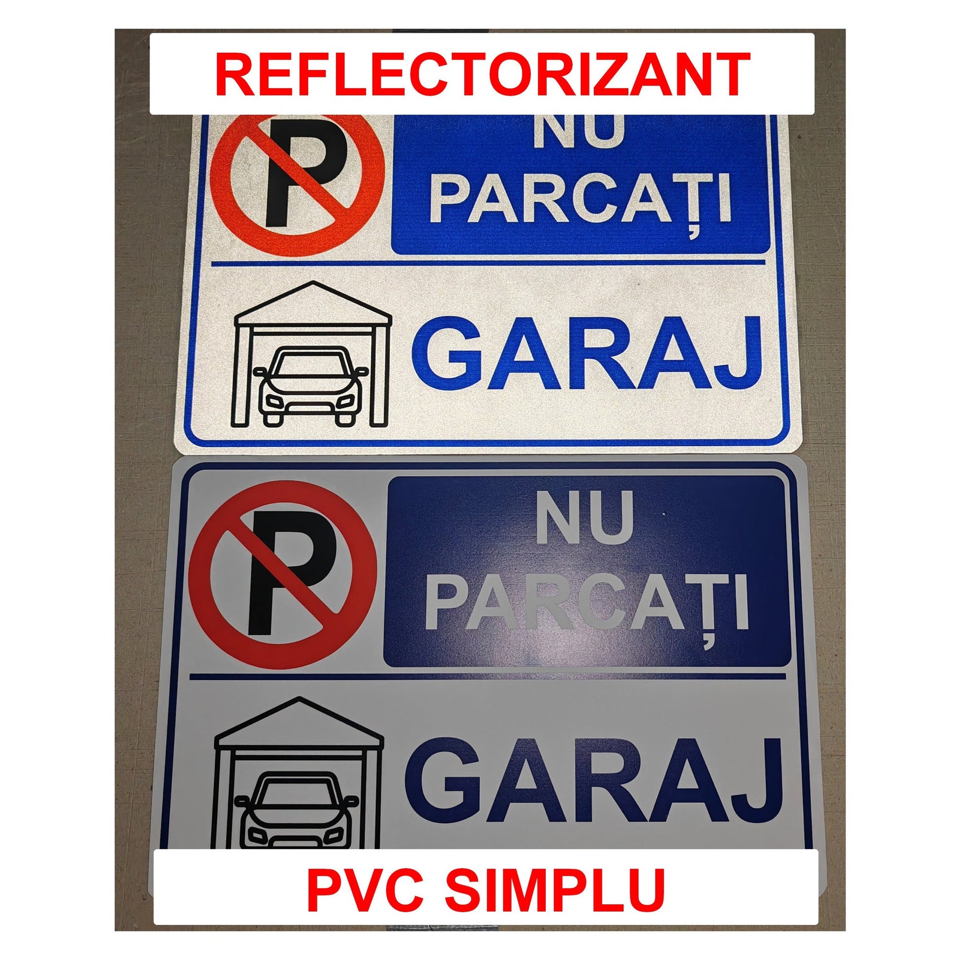 Indicator Înălțime maximă admisă 2,70 m, placă PVC rigidă 4 mm - 03 reflectorizant vs simplu