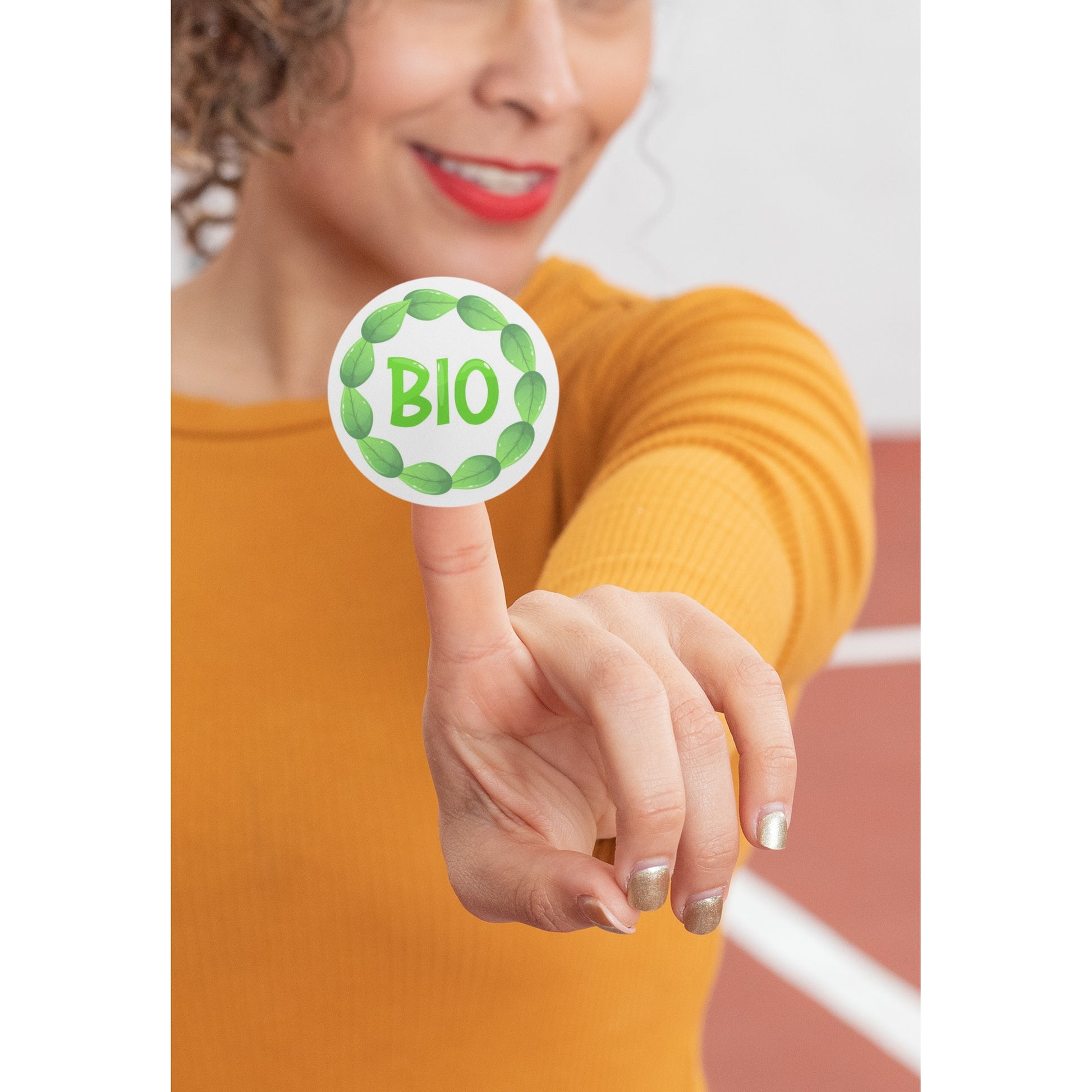 Set 500 Etichete HACCP "pentru produse naturale" — (removable)