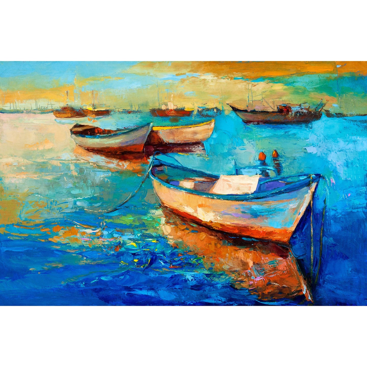 Tablou canvas "PPF Boats 02" - 60x40 cm