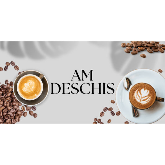 Banner Publicitar "Am deschis - cafea" — 150×75cm