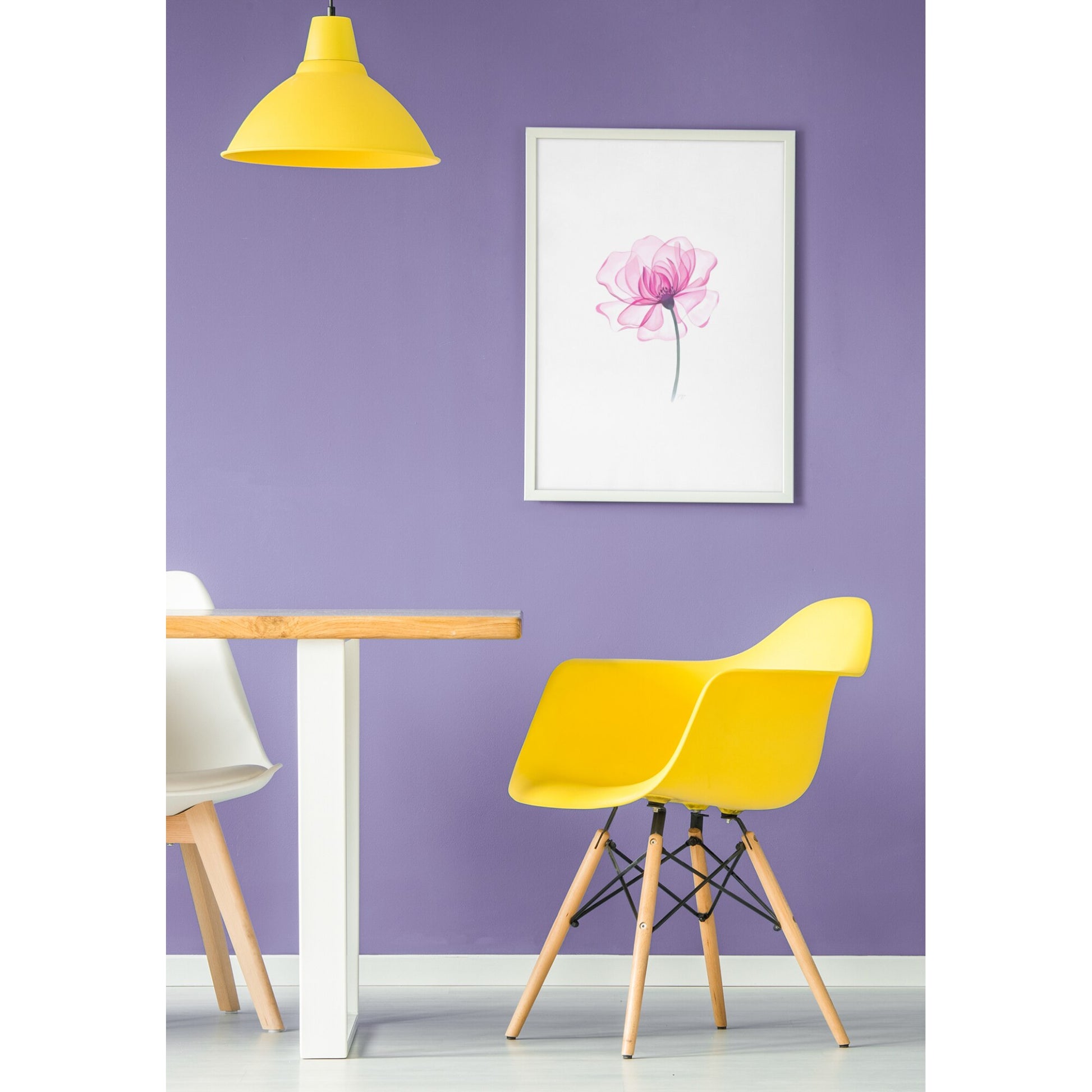Tablou canvas "Purple Flower 16" - 40x60 cm