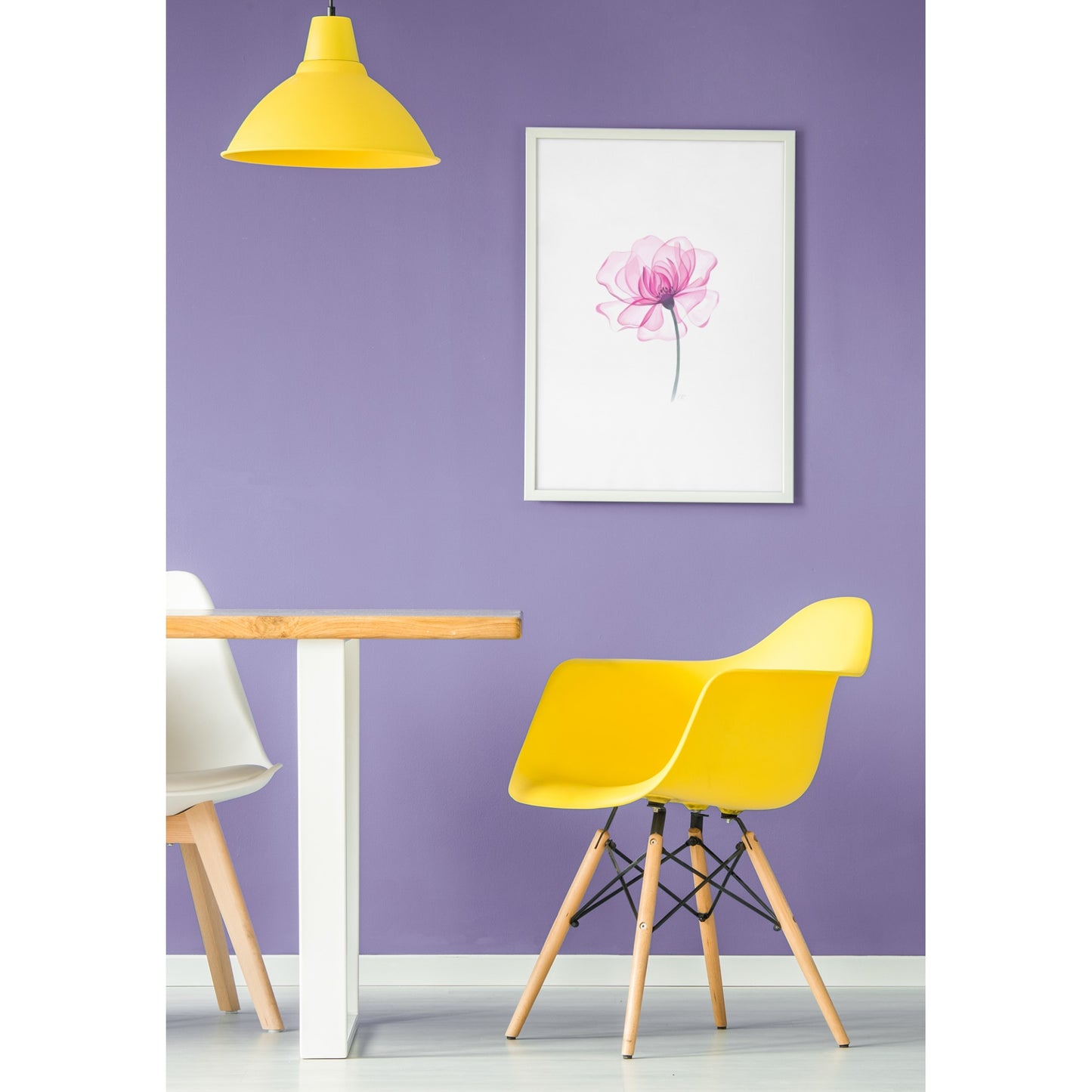 Tablou canvas "Purple Flower 16" - 90x120 cm