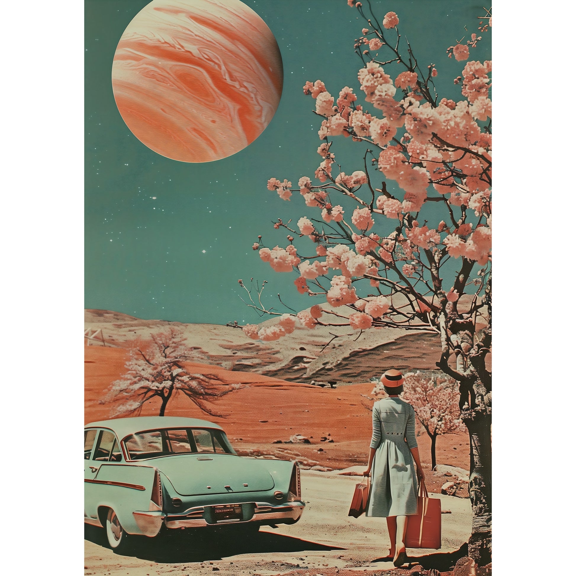 Tablou canvas "PPF Collage 407A" - 40x60 cm