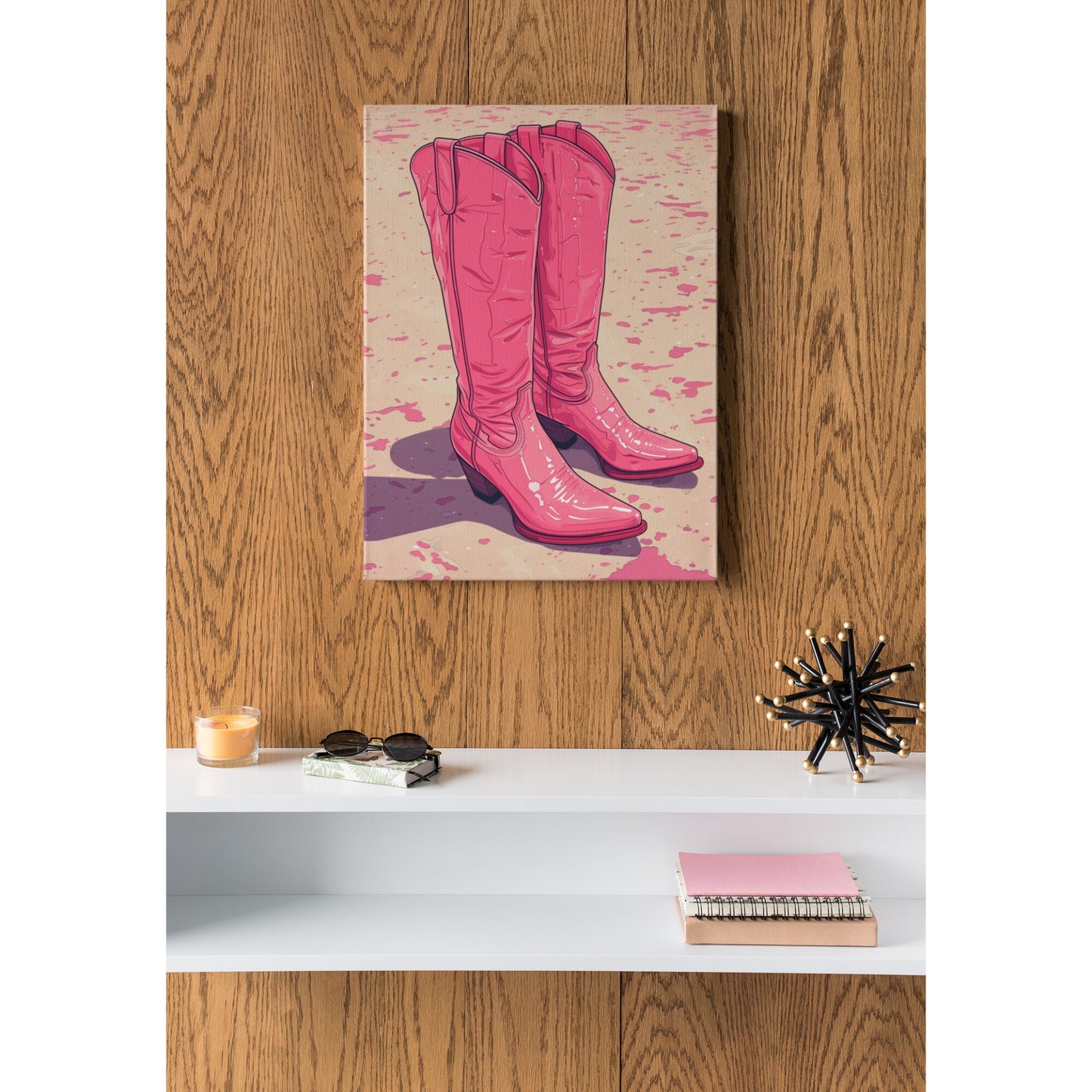 Tablou canvas "Red Boots" - 40x60 cm