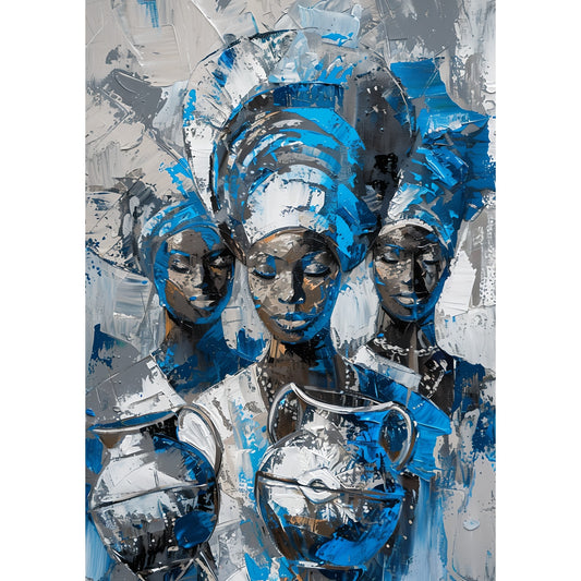 Tablou canvas "PPF african 476A-1" - 40x60 cm