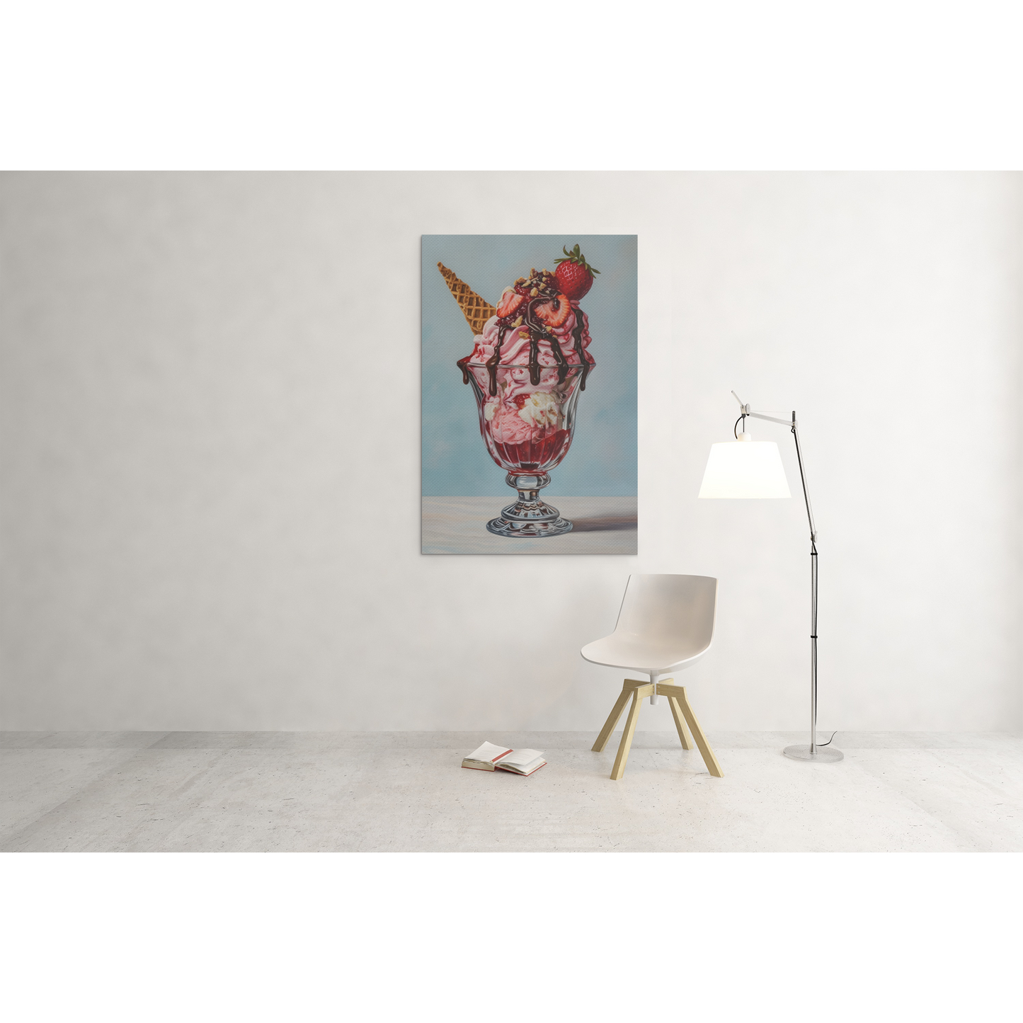 Tablou canvas "Decadent Icecream" - 40x60 cm