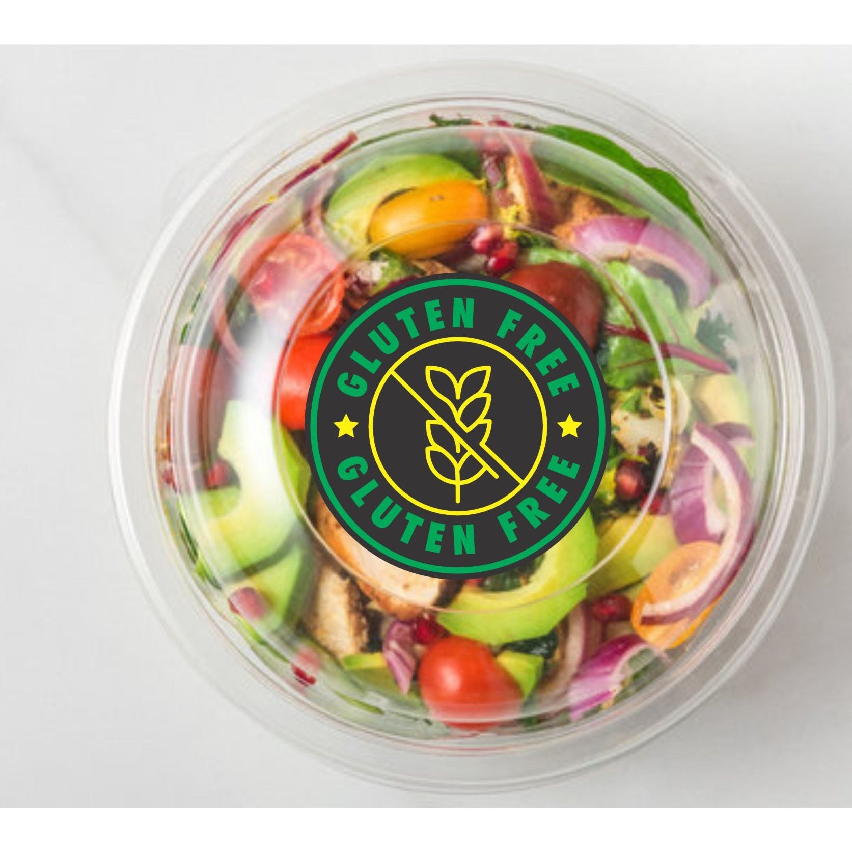 Set 500 Etichete HACCP "pentru produse fără gluten" — (removable)