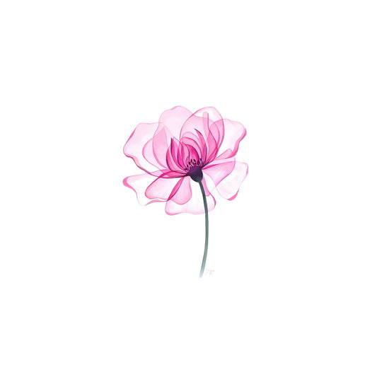 Tablou canvas "Purple Flower 16" - 40x60 cm