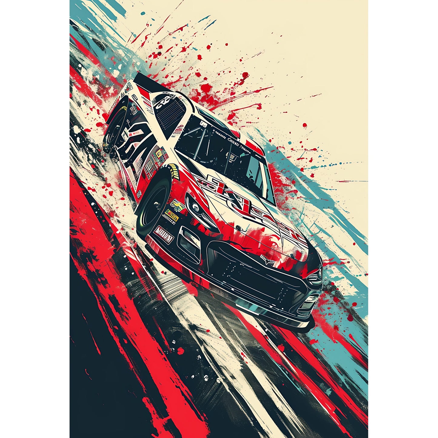 Tablou canvas "PPF Cars 73A" - 40x60 cm