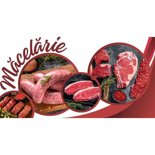 Banner Publicitar "Macelarie" — 150×75cm