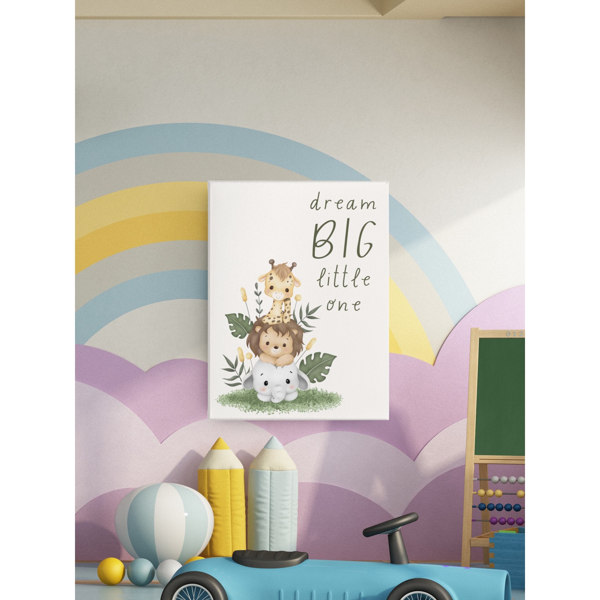 Tablou canvas "Dream BIG" - 40x60 cm