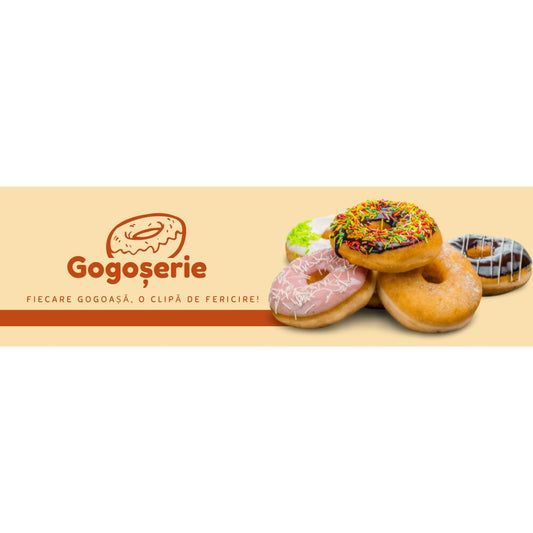 Banner Publicitar "Gogoserie" — 150×75cm