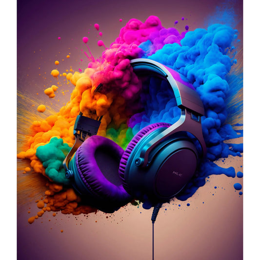 Tablou canvas "PPF Gaming Headphones" - 40x60 cm