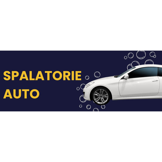 Banner Publicitar "Spalatorie Auto 2" — 150×75cm