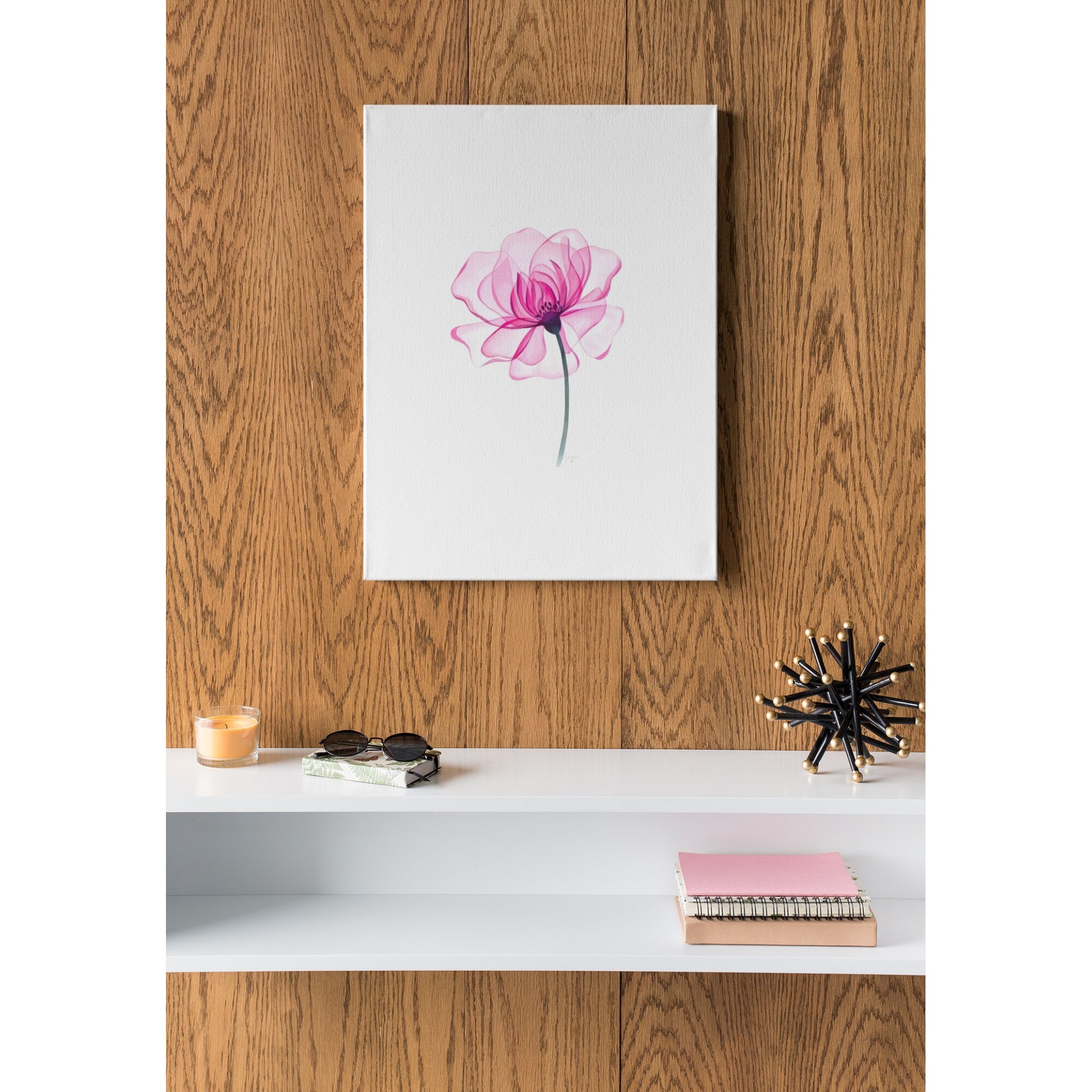Tablou canvas "Purple Flower 16" - 60x80 cm